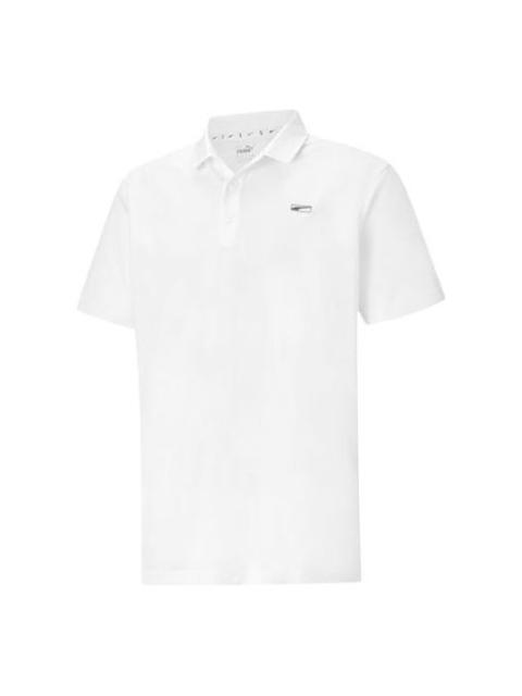 PUMA PUMA Tech Pique Polo Shirt 'White Black' 599277-02