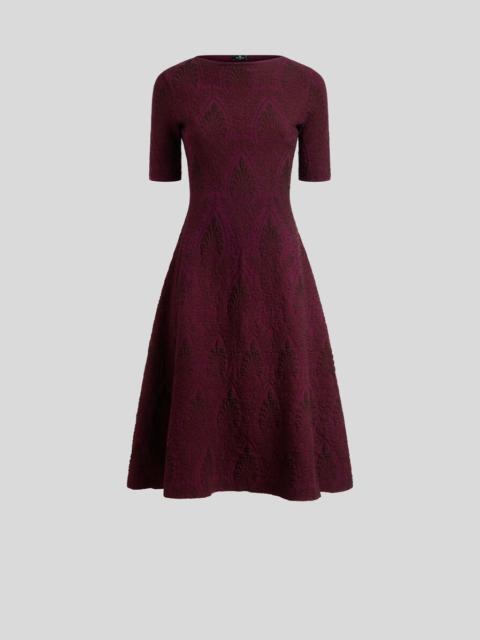 Etro JACQUARD MIDI DRESS WITH MEDALLION MOTIF