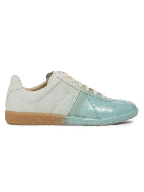 Maison Margiela Replica Dégradé Leather Sneakers Gray