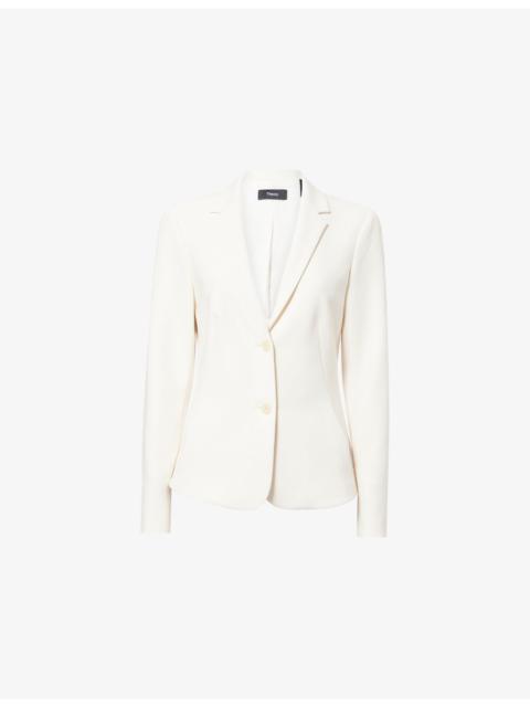 Theory Shaped Long-Sleeve Woven Blazer