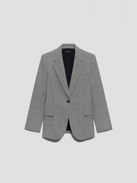 Theory Lynnia Blazer in Wool-Blend Twist