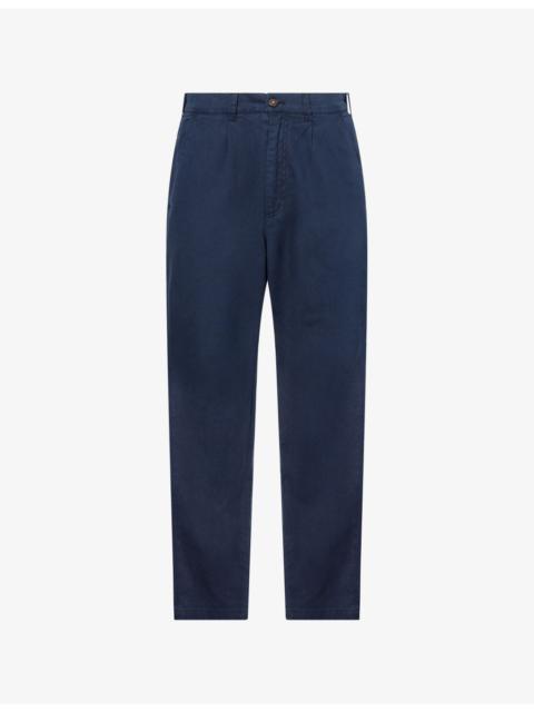 Barbour Straight-Leg Relaxed-Fit Cotton-Blend Trousers