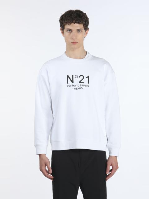 N°21 LOGO-PRINT SWEATSHIRT