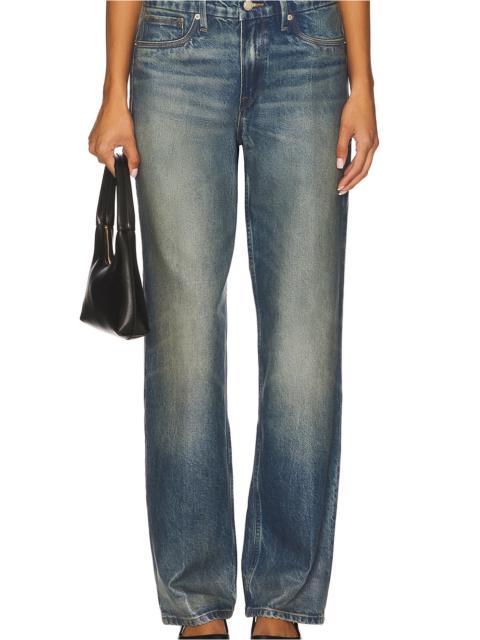 GOOD AMERICAN 90s Relaxed Coated Jeansin Indigo927