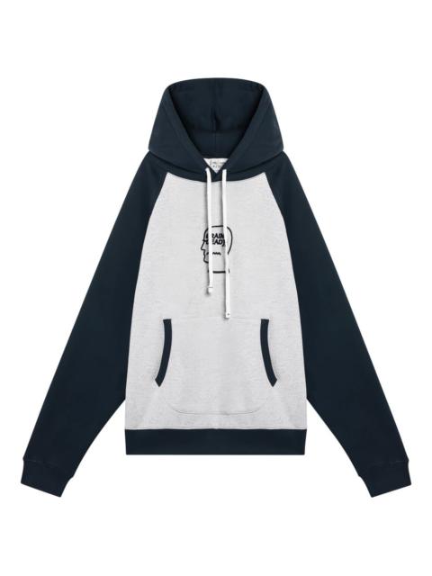 BRAIN DEAD Logo Head fleece hoodie