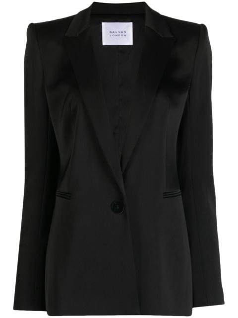 GALVAN Sculpted single-breasted blazer