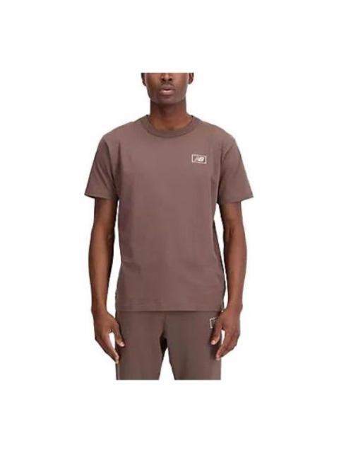 New Balance Essentials Graphic Cotton-Jersey T-Shirt 'Brown' MT33511D-UO