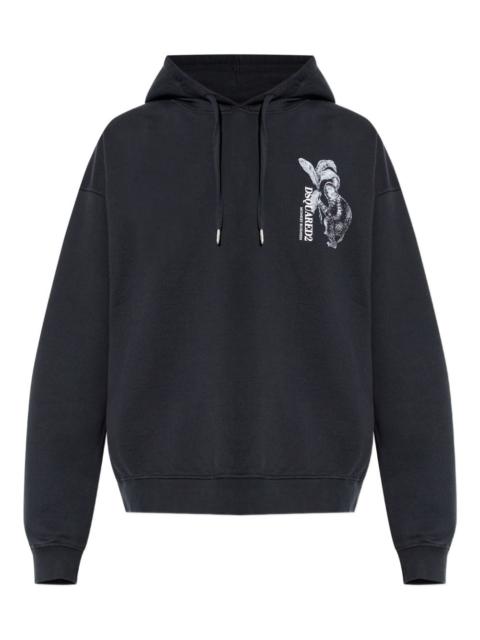 DSQUARED2 graphic hooded sweatshirt