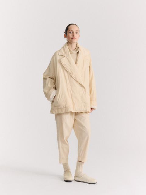 CASEY/CASEY LUNA SHORT COAT - PIN CORD UNFINISHED - NATURAL