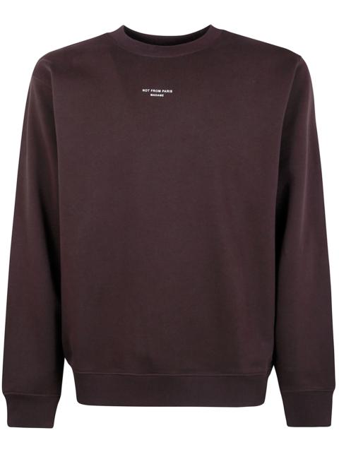 Drôle de Monsieur "Le Sweatshirt Slogan Classique" Round Neck Sweatshi