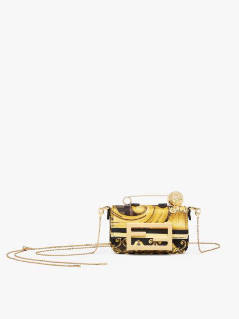 FENDI Fendace Black leather  charm