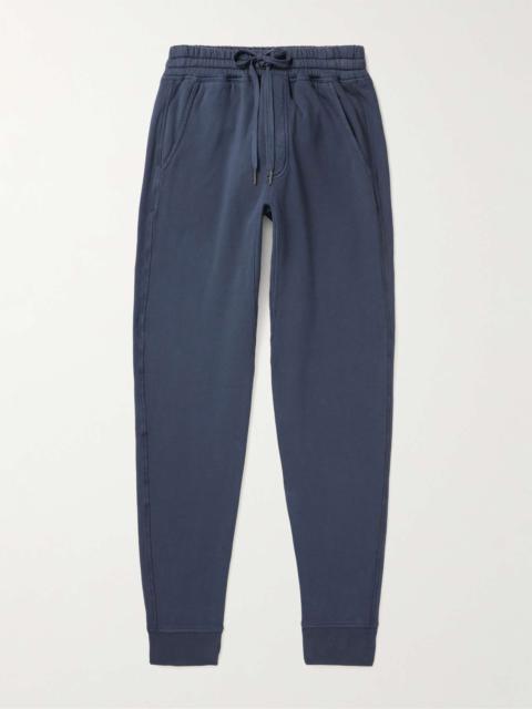 Tapered Garment-Dyed Cotton-Jersey Sweatpants