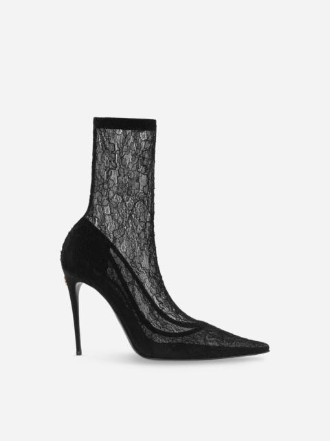 Dolce & Gabbana Lace ankle boots