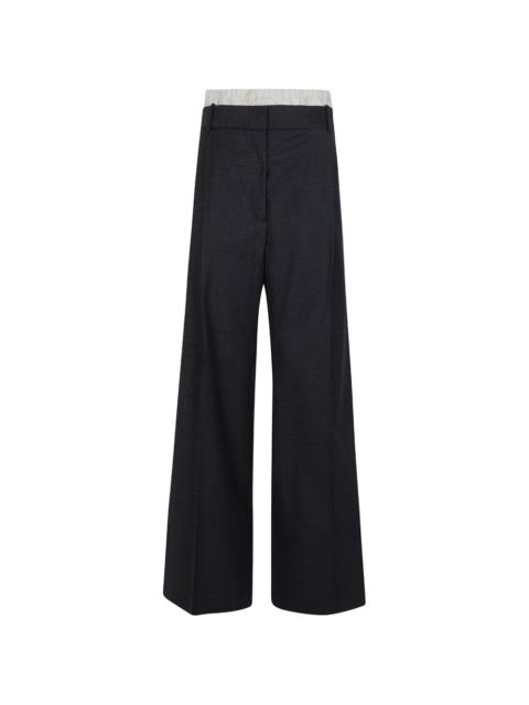 RÓHE detailed-boxer trousers