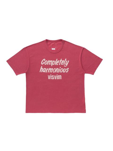 visvim JUMBO TEE S/S DMGD RED