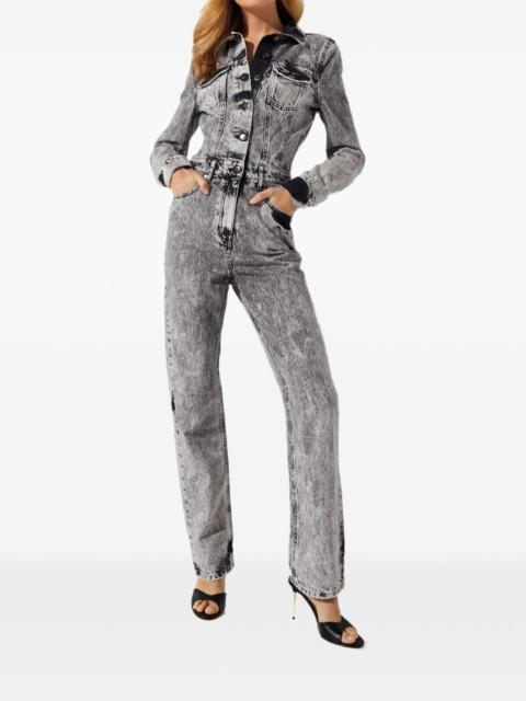 RETROFÊTE Cora  buttoned faded jumpsuit