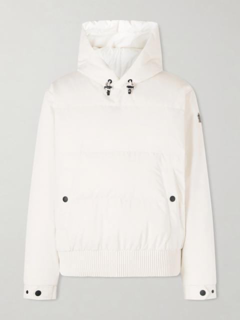 Moncler Grenoble Hourtine Quilted Gabardine Hooded Down Jacket