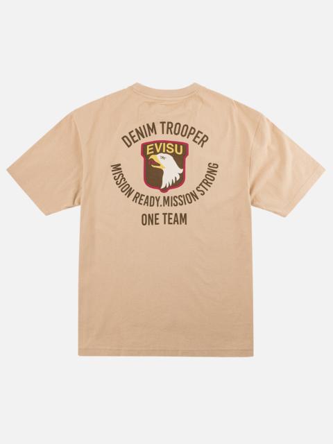 EVISU Denim Trooper Eagle T-Shirt
