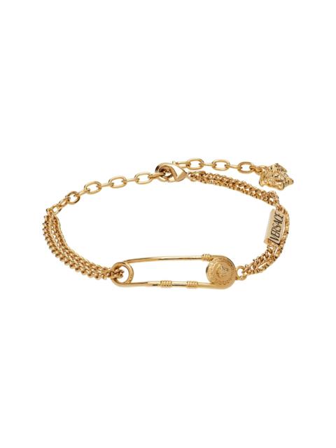 VERSACE Safety Pin Bracelet