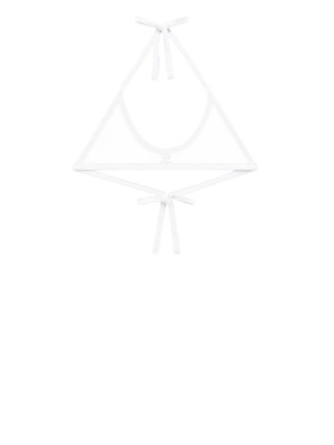 courrèges contrasting-trim bralette