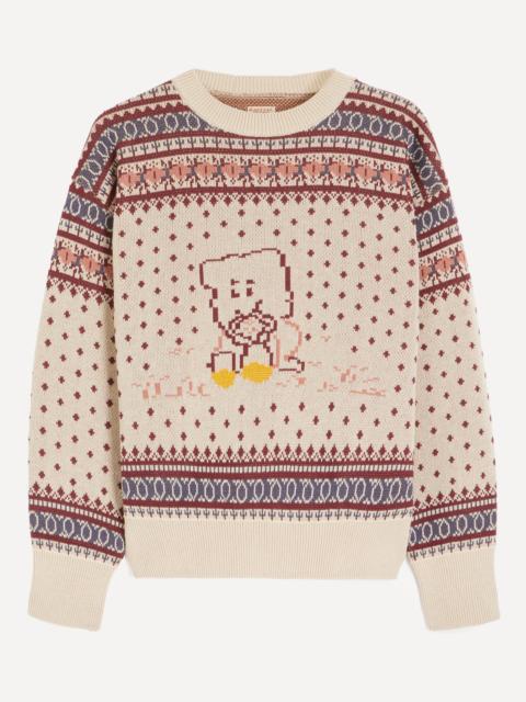 Kapital Peckish Rainbowy Cotton Knit Jumper