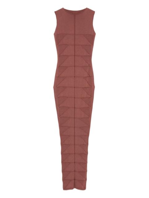 Rick Owens knitted sleeveless midi dress
