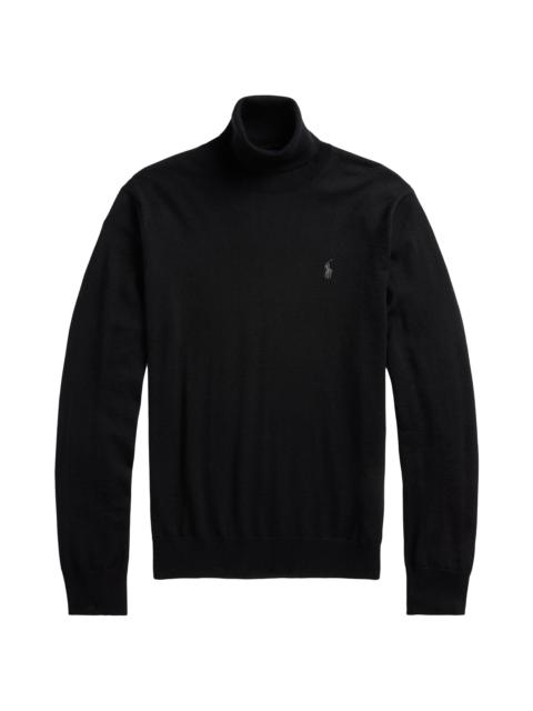 Polo Ralph Lauren Men's Wool Turtleneck Sweater - Polo Black
