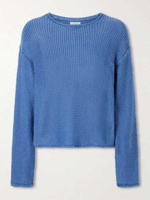 LESET Ben Open-knit Cotton Sweater