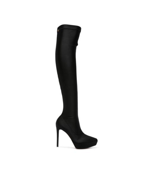 120mm platform over-the-knee boots