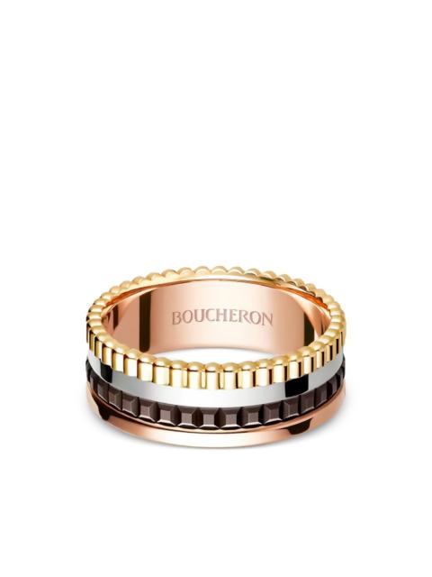 Boucheron Quatre Classique three gold-tone ring