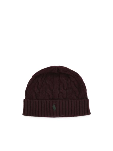 Polo Ralph Lauren cable-knit wool-cashmere beanie