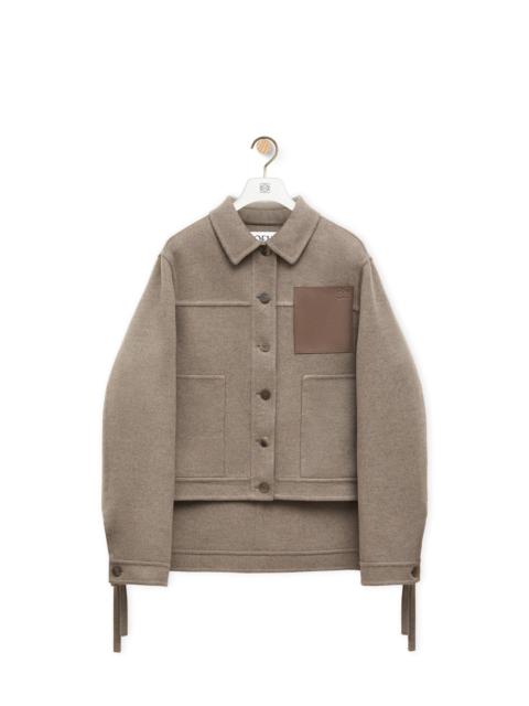 Loewe Workwear jacket in wool and cashmere