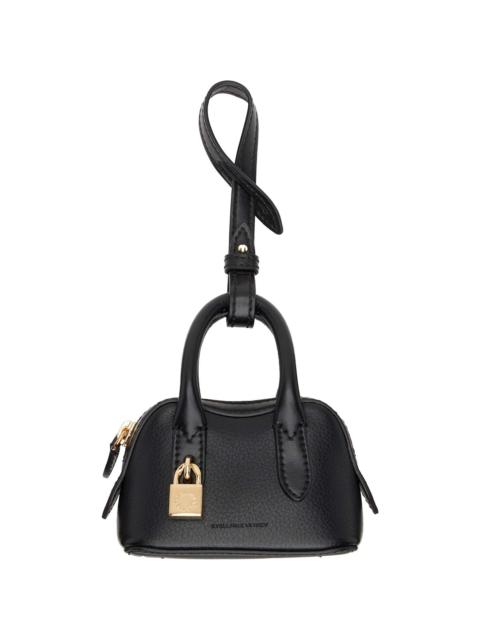 Stella McCartney Black Stella Ryder Charm Embossed Keychain