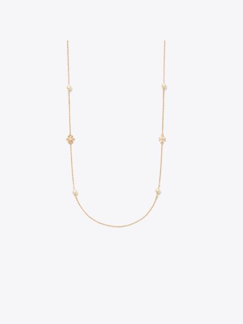 TORY BURCH Moondance Long Flower Necklace
