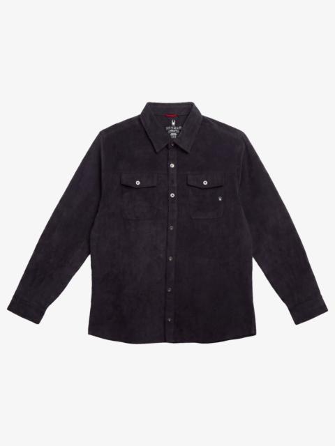 SPYDER Men's Corduroy Long Sleeve Shirt - Black