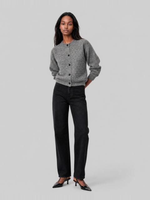The Kooples GRAY MOHAIR-BLEND CARDIGAN