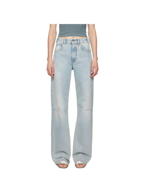 Fax Copy Express * Blue '888' Low-Rise Loose Jeans | REVERSIBLE