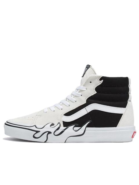 Vans SK8 Hi Flame 'White Black' VN0005UJUY6