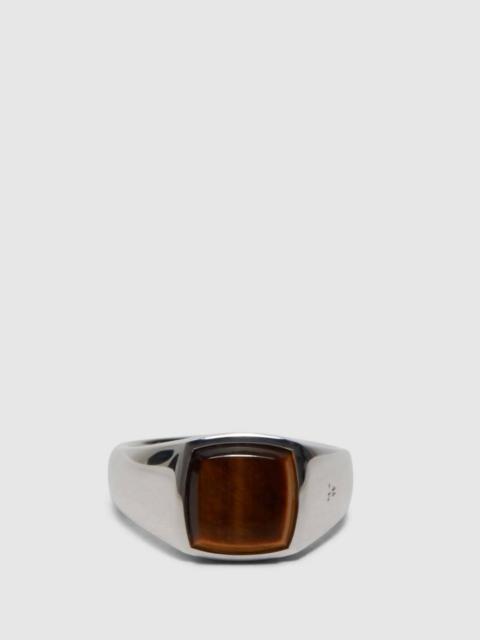 TOM WOOD Tiger eye kay ring