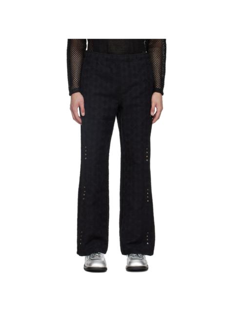 Black Wave Sweatpants