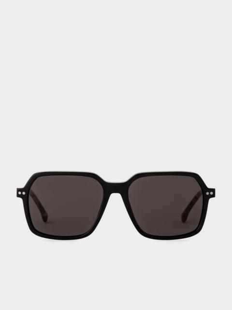 Paul Smith Havana Black 'Fleet' Sunglasses