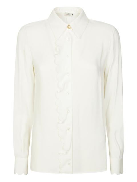 ELISABETTA FRANCHI ruffled shirt