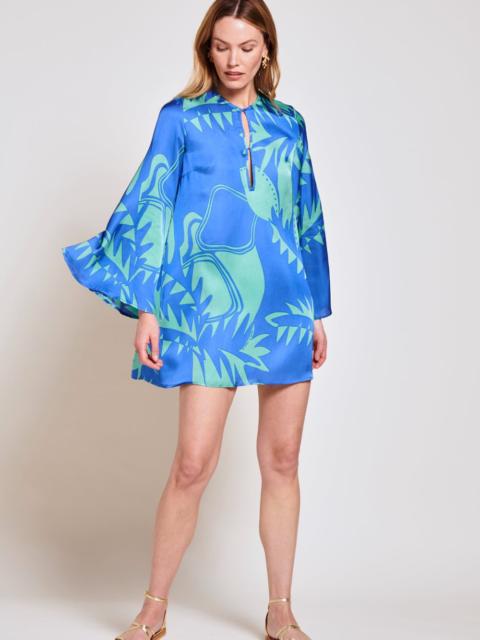 Poupette St Barth Mini Dress Gia - Blue Oasis