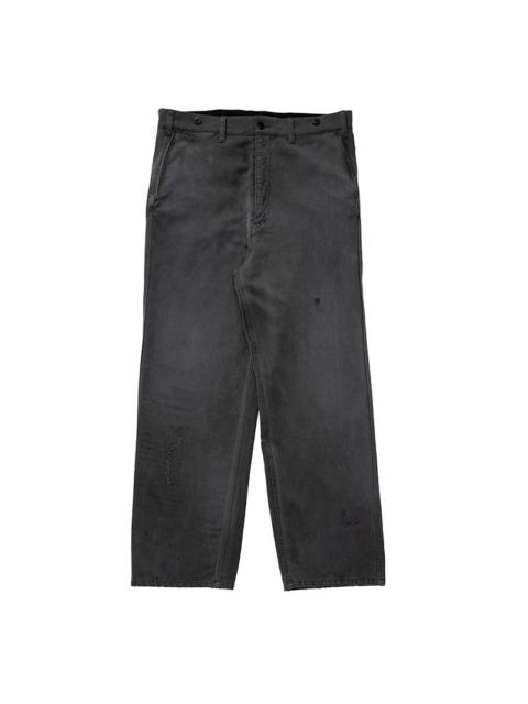 visvim ALPER PANTS DMGD BLACK