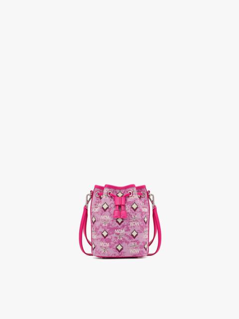 MCM Dessau Drawstring Bag in Vintage Monogram Jacquard