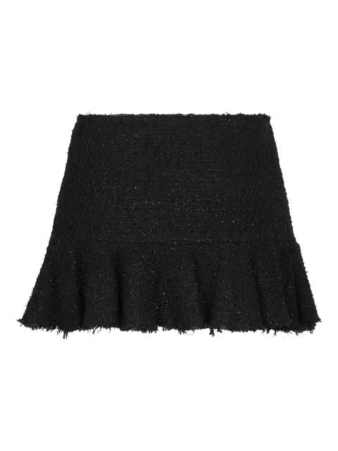Blumarine frayed ruffled skirt
