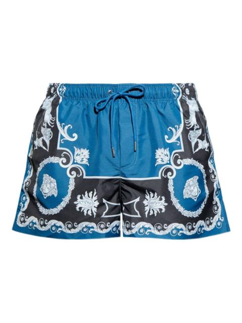 VERSACE printed swim shorts