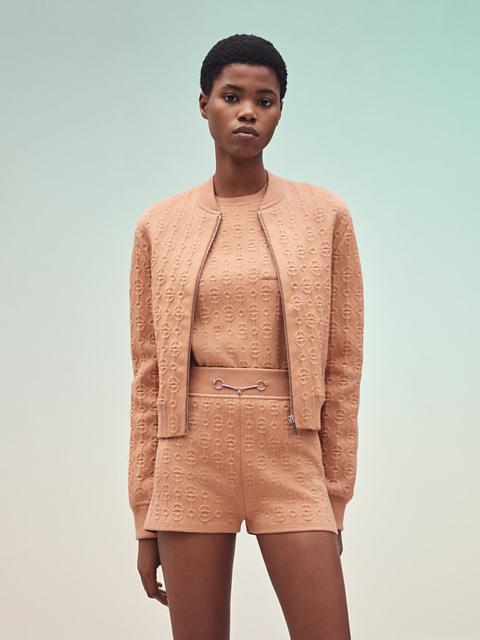 Hermès "Torsades Cliquetis Unies" zipped jacket