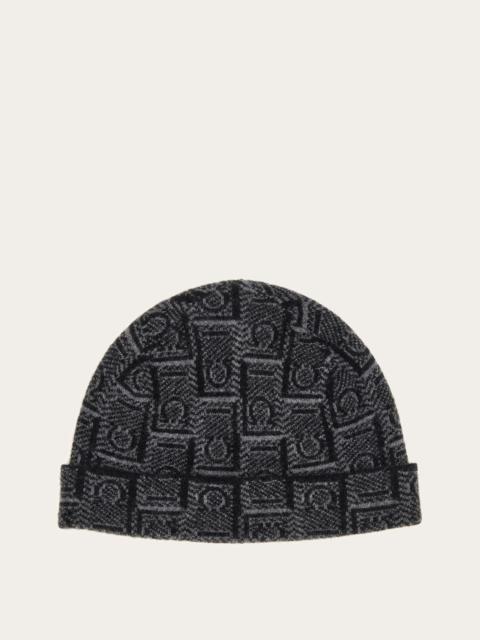 FERRAGAMO Ferragamo monogram beanie