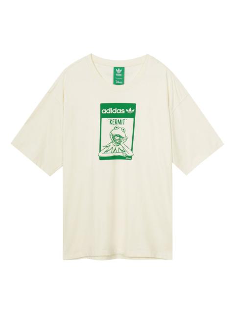 adidas adidas originals Tee Kermit F Printed Unisex Milky-white GQ4152